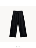 Twill Side Tuck Pants