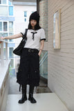 Ribbon Color Matching Round Knit