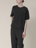 [Premium] Bird Whole Garment Short Sleeve Knit