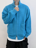 Cashlike full knit zip-up