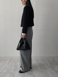 Hira Stripe Wide Slacks