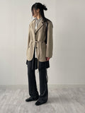 Bonnie Belted Single Loose Fit Jacket