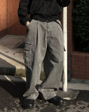Pigment Washed Cargo Pants