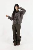 Ruffle overfit cardigan