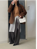 [unisex] Dart Suede Single Overfit Jacket