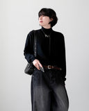 Cash Like Half Neck Knit