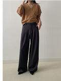 Kio Two-Tuck Wide Slacks