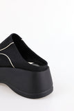 Mesh Chunky Platform Sole Mules