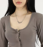 Hook chain necklace