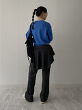 Chief Wrap Ribbed Bootcut Pants