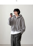 Velvet Crop Hood Zip-Up