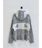 Cowichan handmade hood sweater