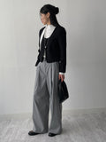 Hira Stripe Wide Slacks