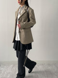Bonnie Belted Single Loose Fit Jacket
