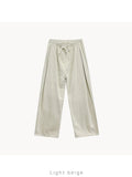 Twill Side Tuck Pants