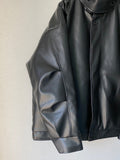 Winter High-Neck Leather Padding