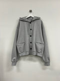 [UNISEX]Button Cotton Hood Jacket