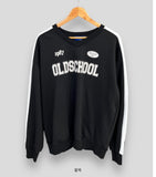 Old school V-neck sweatshirt