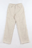 Wavy bohemian denim