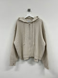Warmer Over Hood Knit Zip-up