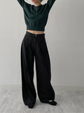 954 Tencel Two-Tuck Cotton Wide Pants