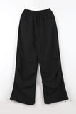 Small check back tape pants