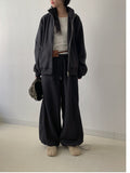 Miyu Fleece Overfit Zip-up