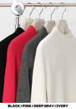 [Premium] Whole Garment  Half-Turtleneck Ribbed Knit