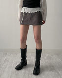 Seller Suede Mini Skirt
