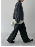 Frill Layered Wrap Skirt