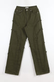Wavy bohemian denim
