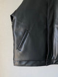 Winter High-Neck Leather Padding