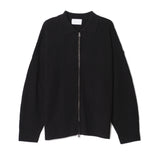 Diamond Fisherman Knit Zip-up