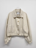 Lilia Cotton Crop Blouson