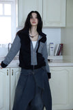 Antique Wrapping Denim Skirt