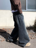 Premium Maxi Wide Washed Denim