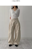 741 Cotton Balloon Wide Pants