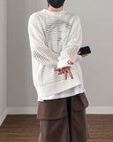 Brion Net Balloon Knit