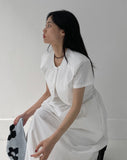 Mono Nylon Bolero Crop Jacket