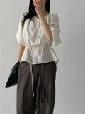 [Strap SET] Nicole Two-Way Flared Blouse