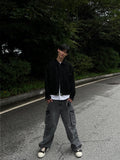 Simple Mood Suede Zip-Up Jacket
