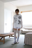 EL Ribbed Long Knee Socks