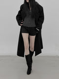 Lentz Pintuck Maxi Overfit Coat