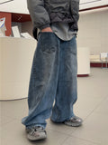 Dirty Washing Patch Pocket Denim