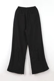 Small check back tape pants