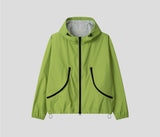 Wave Zipper Hood Windbreaker