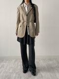 Bonnie Belted Single Loose Fit Jacket