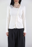 Pia unbalance knit top