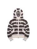 Terrier Angora Wing Hood Zip-Up