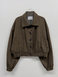 Lilia Cotton Crop Blouson